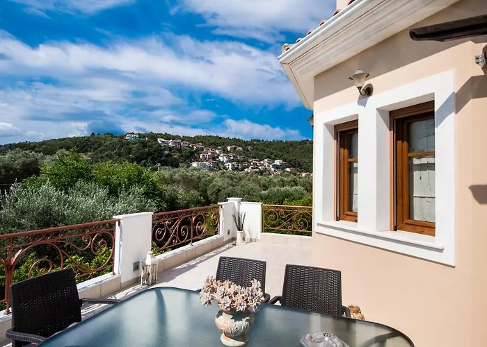 Luxury Rustic Mountain View Lefkada City